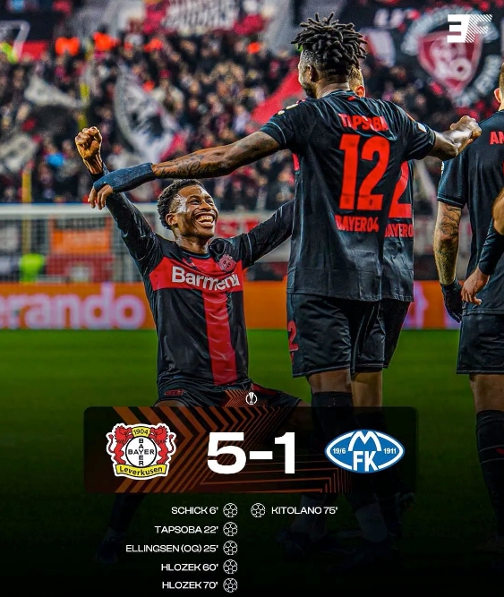 勒沃庫森全勝晉級！歐聯(lián)杯16強門票已拿下